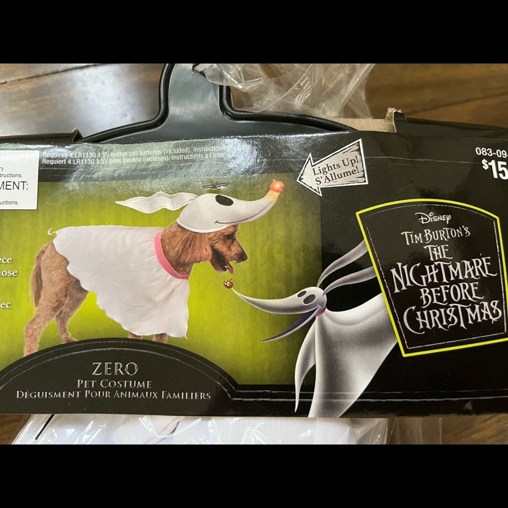 Nightmare Before Christmas Zero Dog Costume